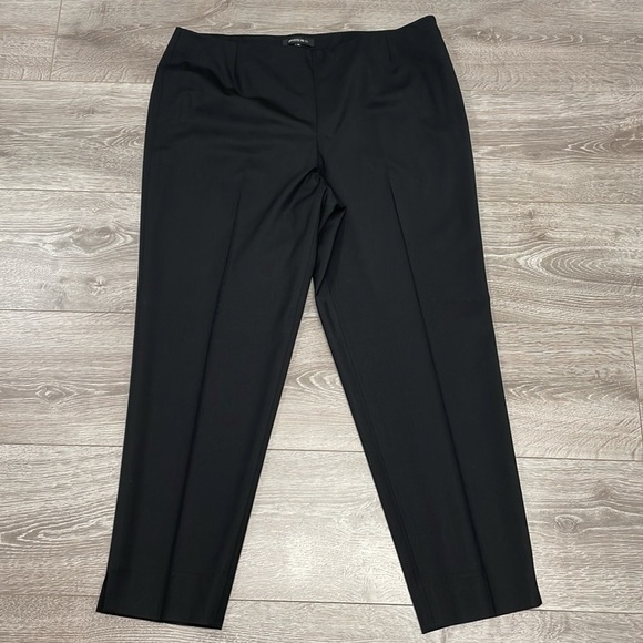 NWOT Lafayette New York Stretch Wool Flat Front Side Zip Trouser Pants 14 - Picture 7 of 15